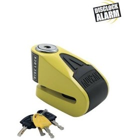 Resim Auvray Alarmlı Disk Kilidi 6MM Sarı Siyah 120DB 