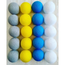 Resim Işıklı Toplar Türkiye Renkli Montessori El Yapımı Işıklı Top 