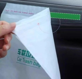 Resim Pratik Su Geçirmez Oto Araba Çöp Poşeti Yapışkanlı 20 Adet 4832 