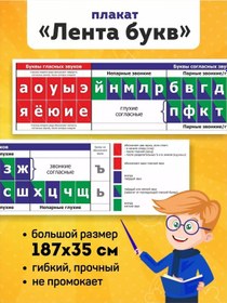 Resim Vyrucalkin Okul İçin "harf Şeridi" Eğitici Poster 105450145 