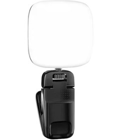 Resim Dianziye Usb Şarjlı Cep Telefonu Işıklandırıcı, Üç Renk Tonu, Tutuculu Masaüstü Canlı Yayın Işığı - D1 Siyah 200 Mah 