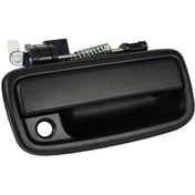Resim Dashanshop Sağ Kapı Kolu 95-04 Toyota Tacoma İçin Parlak Metal Tutamak Kol Dekor 