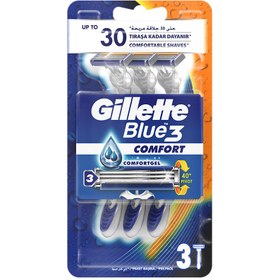 Resim Gillette Blue 3 Tıraş Bıçağı 3'lü Comfort 