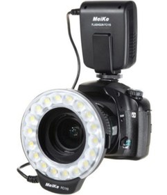 Resim Meike Sony Alpha Dslr Makinalar İçin Fc110 Led Macro Ring Flaş 