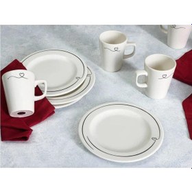 Resim Porland Ruby Luv.u Düz Tabak 21cm 04ral003377 