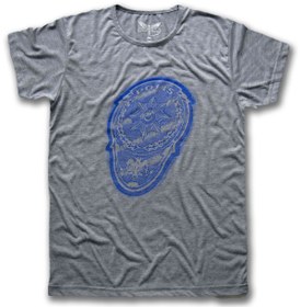 Resim FLY T-SHIRT Polis Logo Kadın Kısa Kollu T-shirt - Gri 