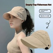 Resim Atlet Deliği ve Ayarlanabilir Kayışlı Nefes Alabilen Hızlı Kuruyan Polyester Güneş Şapkası - Bisiklet, Yürüyüş, Dış Mekan Sporları için Hafif Katlanabilir Geniş Kenarlı - Makinede Yıkanabilir İlkbahar/Sonbahar Seyahat Aksesuarı, Sırt Çantası Ekipmanı, Şık Dış Giyim 