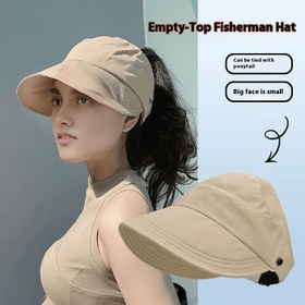 Resim Atlet Deliği ve Ayarlanabilir Kayışlı Nefes Alabilen Hızlı Kuruyan Polyester Güneş Şapkası - Bisiklet, Yürüyüş, Dış Mekan Sporları için Hafif Katlanabilir Geniş Kenarlı - Makinede Yıkanabilir İlkbahar/Sonbahar Seyahat Aksesuarı, Sırt Çantası Ekipmanı, Şık Dış Giyim 