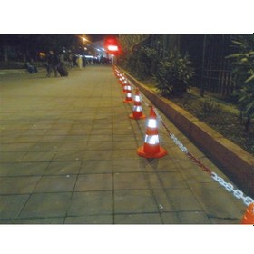 Resim Eko Trafik Konisi 75 Cm Reflektifli Trafik Dubası N11.175 