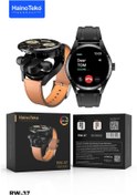 Resim LaraThec Hainoteko Rw-37 Bluetooth Kulaklıklı Çift Kordon Gt5 Buds Seri Akıllı Saat 