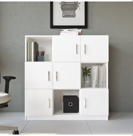 Resim Robin Home Verona G Ofis Klasör Dolabı Kitaplık Beyaz 
