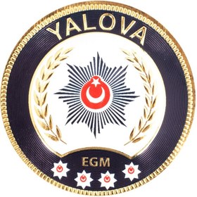 Resim ÇUKUROVA ÜTÜ YALOVA P o l i s Kol Arması 3D Plastik TPU, Yeni Tip, Cırtlı, Standart Ölçü, 1.sınıf Kalite 