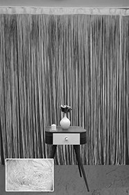 Resim DÜZ İP MODEL KIRIK BEYAZ RENK HAZIR İP PERDE 300 * 270 