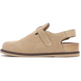 Resim Derimod Kadın Camel Arkadan Bağlamalı Süet Deri Sandalet 26PFD150610 