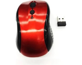 Resim Wozlo WZ-802 1600 Dpı 6 Tuşlu Kablosuz Optik Mouse Kırmızı 