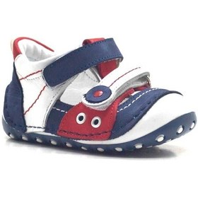 Resim Hapshoe Hakiki Deri Lacivert Cırtlı Yazlık Ilk Adım Ayakkabı (372301013) Lacivert 