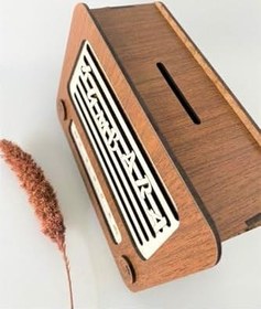 Resim Radyo Kumbara Ahşap 18 Cm 