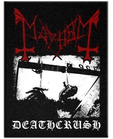 Resim Beam Dijital Mayhem Deathcrush Albüm Arma Sırt Peç Back Patch Yama 