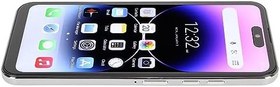 Resim Kilidi Açılmış Akıllı Telefon, 4G Cep Telefonu 6,6 İnç HD Ekran Üç Kart Yuvası 2.4G 5G Çift Bantlı WiFi, Telefon Görüşmesi için 7000mAh Lityum Pil ile (Beyaz) 