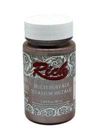 Resim Rich Multi Surface Titanium Metalik Boya 90 Cc. 2528 Antik Pembe 
