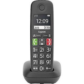 Resim Gigaset E290 Geniş Ekran Siyah Telsiz Dect Telefon 
