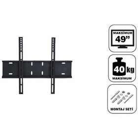 Resim Teif 32'' 49'' 82 124 Ekran Tv Askı Aparatı Suterazili 