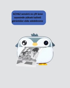 Resim 64gb Tf Kart Destekli Çoklu Dil Seçeneği Sunan Anında Baskı Kamera Pembe 