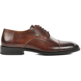 Resim Pierre Cardin Kahverengi Hakiki Deri Erkek Klasik Ayakkabı 114006 M Kahverengi 