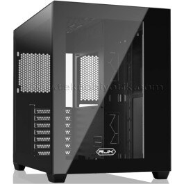 Resim Raijintek Paean C7 Temperli Cam Yan Panel USB 3.0 Mid Tower Bilgisayar Kasası 