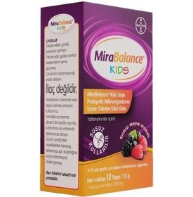 Resim Mirabalance Kids Ptobiyotik Mikroorganizma İçeren Takviye Edici Gıda 12 Saşe 