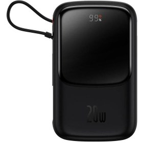 Resim Baseus Qpow Pro 20 W Siyah 10000 mAh Hızlı Şarj Powerbank Teşhir 