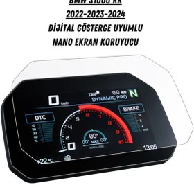 Resim UniqAnatolia BMW S1000 Rr 2022 2023 2024 Dijital Gösterge Uyumlu Nano Ekran Koruyucu 