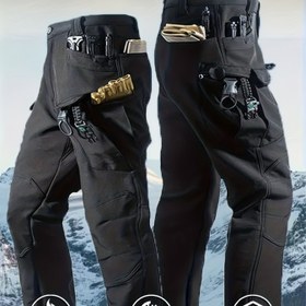 Resim Erkekler İçin Ağır Hizmet Tipi Kışlık Termal Cargo Pantolon - Çok Cepli, Şeritli ve Fermuarlı cepler, Yürüyüş, Avcılık, Kayak, Snowboard için Outdoor Trousers (Makinede yıkanabilir, Esnemez), Erkek Kargo Pantolon, Erkekler için İş Kıyafetleri, Balıkçılık, Erkek Yürüyüş Pantolonu, Erkek Kargo Şort, Erkekler için Esnek Kargo Pantolon, Erkekler için Uzun Pantolonlar, Erkekler için kış pantolonları, Balıkçı Pantolonu, Balıkçı Pantolonu, Erkek Giyim, Erkek Kış Pantolonu, 