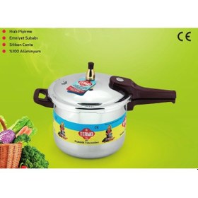 Resim Termo Alüminyum Düdüklü Tencere 6 L Gümüş 