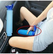 Resim Pazly--taşınabilir Pisuar 750ml Erkek Kadın Cinsiyetler Arası Seyahat Kamp Araba Tuvalet Idrar Şişesi Mavi 