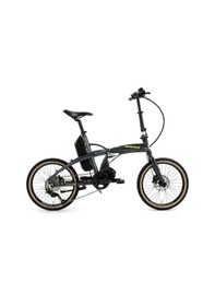 Resim Bisan E-folding Strike 20" 9-vites Hd Katlanır Elektrikli Bisiklet Gri Siyah 
