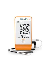 Resim Elitech Gsp-6 Çift Kablolu Sıcaklık Ve Nem Veri Kaydedici Datalogger 