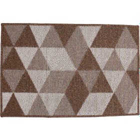 Resim Renkli Üçgen Ön Kapı Paspası İç Mekan Kapı Paspası Dış Mekan İç Mekan Paspası 24x35 İnç Su Geçirmez Kaymaz Yıkanabilir Hızlıca Nem Emici Ve Kire Dirençli Giriş Yolu Halıları 