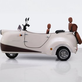 Resim Elektrikli Moped | Ivory White - Kurşun Asit - 60V 22 Ah 