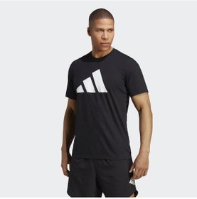 Resim Adidas Tr-Es Fr Logo Tee Erkek Spor Tişört - Ib8273 Siyah 
