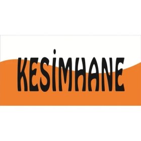 Resim Baysan Yangın Takımınızın Renklerinde Kısım Kesimhane Yazılı 15X30 cm B-20 