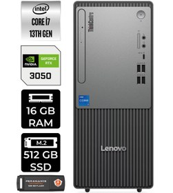 Resim LENOVO ThinkCentre Neo 50T G5 i7 13700 16GB 512GB SSD RTX3050/6GB W11H Masaüstü Bilgisayar &PER4 USB 