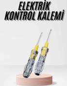 Resim 365Dükkan Kontrol Kalemi Çift Başlıklı Şeffaf Elektrik Testi Değişken Uçlu 