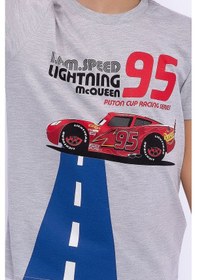 Resim Cars Lisanslı Piston Cup Racing Series Grimelanj Erkek Çocuk Eşofman Takımı 5274-28977 Gri Melanj 