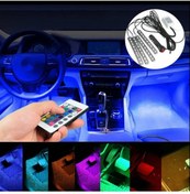 Resim Genel Markalar Ford Transit Ayak Altı Led 12 Ledli Lamba Sese Duyarlı Led Ve Müziğe Duyarlı Led 