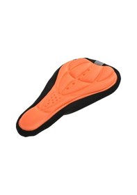 Resim Fochsia Turuncu Tarzı 3d Jel Bisiklet Koltuk Pedalı Yumuşak Bisiklet Koltuk Kılıfı Rahat Köpük Altın 