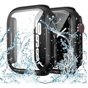 Resim iOs Uyumlu Watch 10 Serisi 46mm Deniz Havuz İçin Su Geçirmez Ekran Koruyuculu Kasa Koruyucu 
