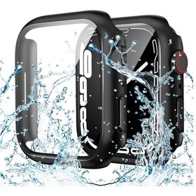 Resim iOs Uyumlu Watch 10 Serisi 46mm Deniz Havuz İçin Su Geçirmez Ekran Koruyuculu Kasa Koruyucu 