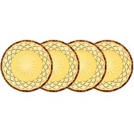 Resim Karokstore Glas Sorrento Tabak 4 Adet Çap:16 cm 