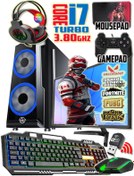 Resim WARBOX Alpin I7 Turbo:3.80ghz 16gb Ram 240gb Ssd 250gb Hdd R7 240-4gb E.kartı 24" Monitör Gaming Pc 